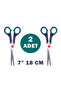 2 Pieces Scissors 18 cm Stainless Steel Paper Scissors Tailor Scissors