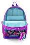 Kids Turtle Patterned Pink Purple School Backpack T23756 - 4
