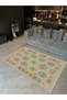 Mosso Traditional Motifs Detailed Pattern Woven Base Vintage Decorative Carpet Mosso227 - 3