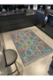 Mosso Traditional Motifs Detailed Pattern Woven Base Vintage Decorative Carpet Mosso227 - 2
