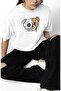 Unisex Happiness Back Printed T-Shirt, Oversize Panda Themed Crew Neck T-Shirt - 2