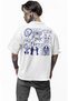 Unisex Pink Floyd Back Printed T-Shirt, Oversize Rock Band Themed Crew Neck T-Shirt - 2