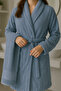Nevin Model Bathrobe Set – 100% Cotton Bathrobe and 50X90 Face Towel