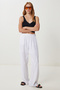 Tasseled Muslin Trousers Lbv0064 White - 2