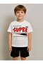 Children's Super Written Cotton Oversize T-Shirt