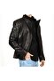 Jumbo Genuine Leather Sports Men's Coat - 4