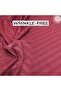 Viewstar 4-Piece King Size Striped Bedsheet Set-Maroon - 2