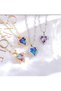 Tarnish Free Steel Moon Sun Pendant Valentine's Day Gift Necklace Gold Steel Necklace Women Zircon Necklace - 2