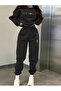 Paris Printed Unisex Oversize Cropped Sweatshirt Bottom/Top Tracksuit Set