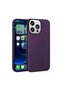 Scks Premier Silicone Case for iPhone 15 Pro Max Compatible-Deep Purple