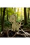 أشكال مغناطيسية للرسم الإبداعي للأطفال 4 مم خشب خام MDF