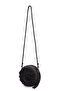 Black Women's Straw Shoulder Bag 05Pc25Y1510 - 5