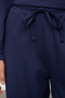 Lacivert Oversize Kalıp Wide Leg/Geniş Paça Örme Sweatshirt/Alt Eşofman Takımı TWOAW25EM00004 - 4