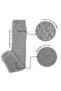 Fully Caldo Gray Non-Slip Pilates And Yoga Socks - 3