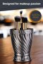 Makeup Organizer, Makeup Brush Holder, Makeup Brush Holder, Antique Silver Finish, Model 14 - 5
