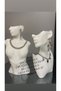 Set of 2 Mannequins, Decorative Jewelry Mannequin, Jewelry Stand, Jewelry Organizer, Necklace Earring Display Stand - 5