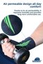Elastic Knitted Athlete Wrist Protector Support Bandage Running Yoga Fitness Sports Double Sided Wristband - 5