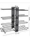 Pot and Pan Organizer Cabinet Inside-Outside 8 Tiers Height Adjustable Shelf - 5