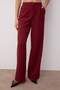 Bordo Wide Leg/Geniş Paça Dokuma Kumaş Pantolon TWOAW22PL0139 - 3