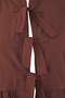 Brown Bow Woven Plus Size Blouse Tbbaw25Af00021 - 6