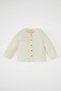 Baby Girl School Baby Collar Long Sleeve Buttoned Muslin Shirt D2857A524Au