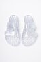 Summer Women's Jelly Transparent Glass Flat Slippers-Mstb188-Cm - 6
