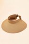 Imported Camel Bow Folding Sunscreen Straw Visor Hat - 4