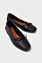Mubiano Genuine Leather Collection Women's Ballerinas Black-Mcmng2277-S