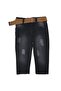 Boy's Embroidered Buttoned Short Sleeve Shirt Jeans Shorts Set of 2 - 5