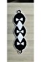 🖤   Handmade Knitted Groom Towel Set - Black & White (3 Pieces) - 3
