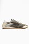 Genuine Leather Alisa Gold Lace-Up Casual Women's Shoes - 4