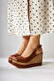 Jenny Tan Wedge Heeled Women's Shoes - 8