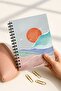 School Notebook Set with Spiral Without Line, A5 Size 50 Sheets 100 Sheets Set of 4, Boholu Set - 6