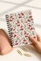 School Notebook Set with Spiral Line, A5 Size 50 Sheets 100 Pages Set of 4, Animal Set - 7