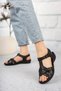 Marianna Anatomical Orthopedic Ultra Comfort Comfortable Sole Strap Women's Sandals - Genuine Leather Insole