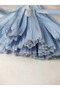 50 Pieces of Light Blue Chenille, Feathered Wire Suitable for Flower Making, 30 cm 6mm - 3