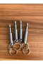 Amfi Shaped Keychain and Key Ring (4 Pcs) - 6