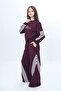 Girl's Stripe Detailed Oversize Tracksuit Set - 100% Cotton 2 Thread Comfortable Fit - 3