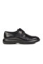 Black Opening Genuine Leather Men's Casual Shoes 70914 m - 4