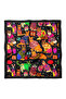 وشاح باندانا بنمط قطة 50 × 50 سم - 2