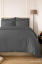 Double Waterline Satin Duvet Cover Set Polycotton - 4