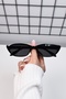 Dream April 50 Ekartman Cat Eye Bone Glass Change Women Unisex Men Uv400 Protected Sunglasses - 3