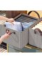 Pack Of 2 Foldable Clothes Organizer Storage Box with Steel Handle - 4