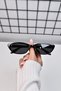 Dream April 50 Ekartman Cat Eye Bone Glass Change Women Unisex Men Uv400 Protected Sunglasses - 6