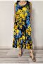 Women's Viscose Combed Loose Cut Skirt Ruffle Dress - 8