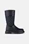 Unisex Lux Filet Boots - Black