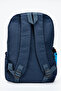 Dark Navy Blue Backpack Waterproof Clinker School Bag 14 Inch Laptop Travel Bag 40x30x15cm - 3