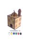 Wooden Paintable Model Toy and Painting Set, Wooden Puzzle Toy Mosque - 3