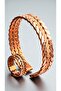 100% Hand Embroidered Copper Bracelet Copper Very Useful for Evil Eye and Health - 4