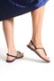 Black Women's Flip Flops Sandals – Stoned, Lightweight, Comfortable, Non-Slip Sole, Orthopedic, Summer, Summer - 8